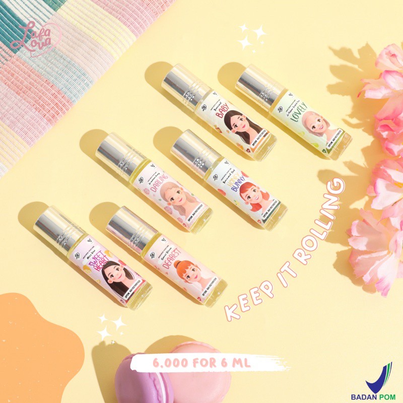 ORI! Lafalova x Vichira Inspired Parfume Roll On 6ml Bpom | LAVENA PARFUM PRIA &amp; WANITA