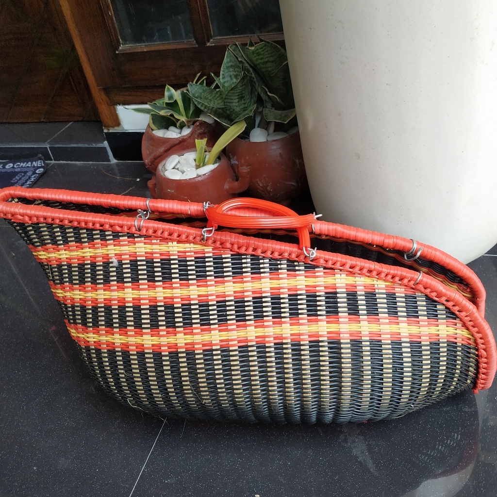 TAS KISO AYAM MOTIF BERBAHAN FIBER BERALAS KARPET PREMIUM BERKUALITAS