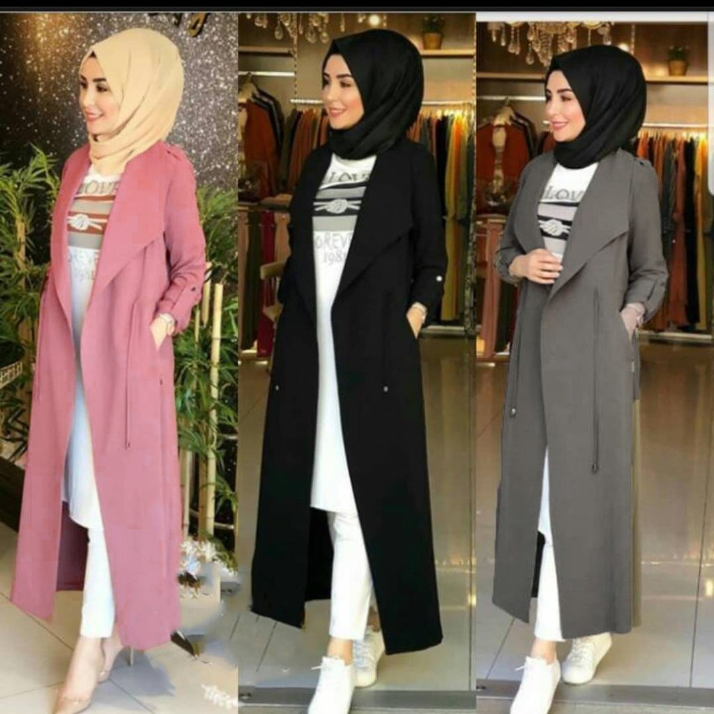 02 Fashion Turkey long blazer / Baju Wanita / Fashion Wanita / Pakian Wanita