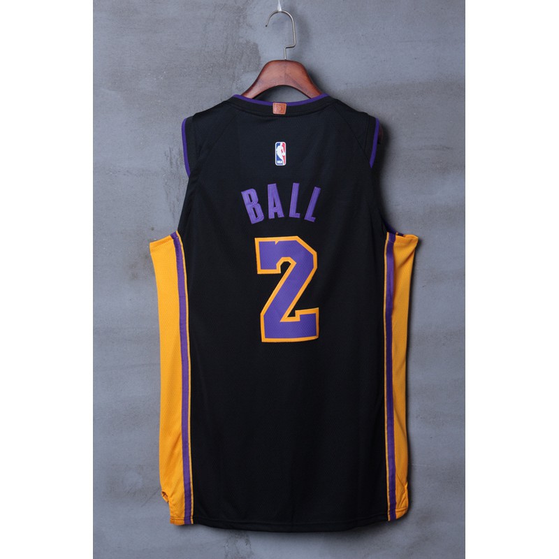 black lonzo ball jersey