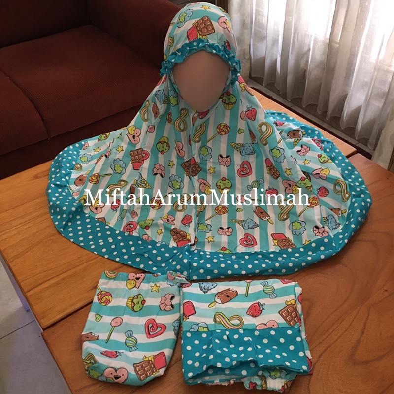Mukena Anak 4-6th motif kartun