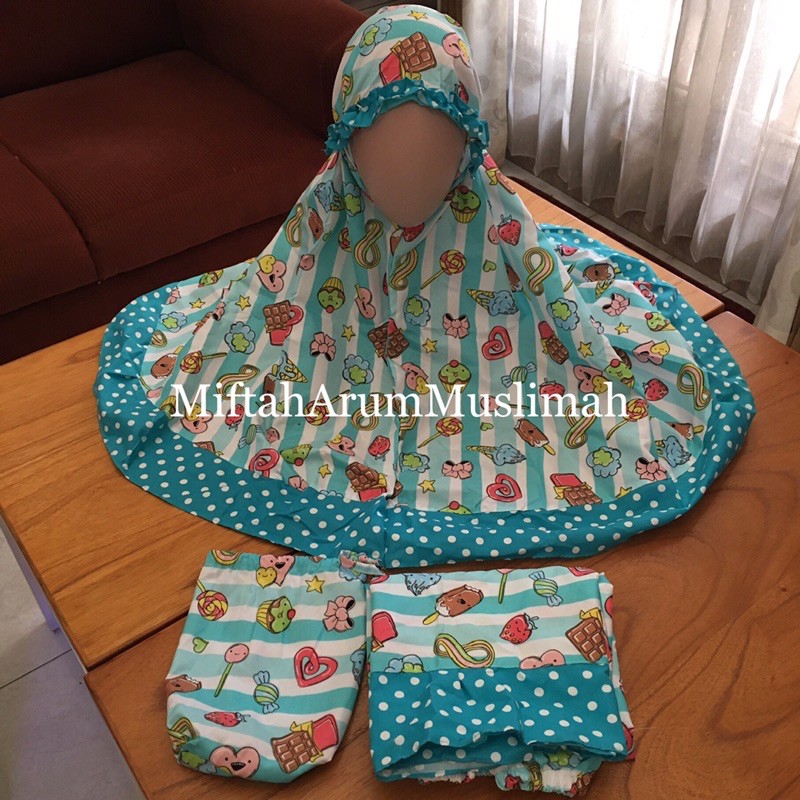 Mukena Anak 4-6th motif kartun