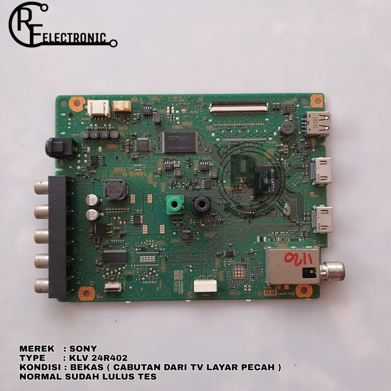 MB MOBO MAINBOARD MESIN TV LED SONY KLV-24R402A KlV 24R402 A