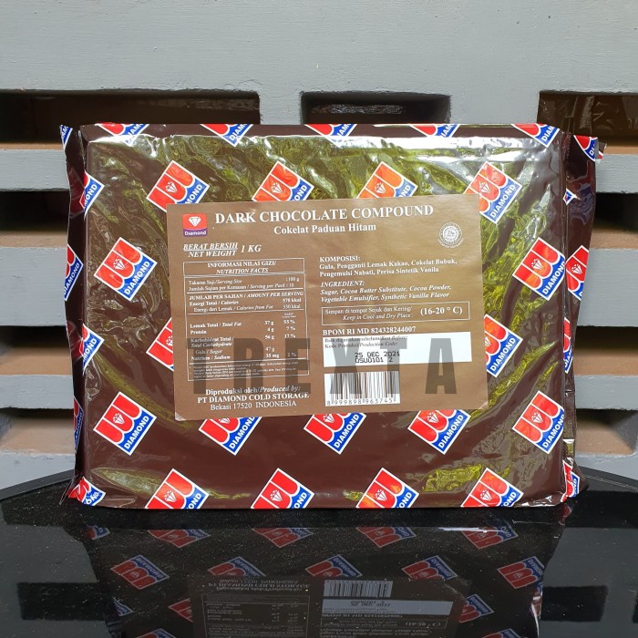 

Ds2011Z Dark Chocolate Compound Diamond 1Kg Xz20X1Z11