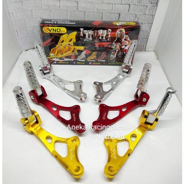 footstep belakang ninja rr vnd model aprilia / step belakang ninja rr