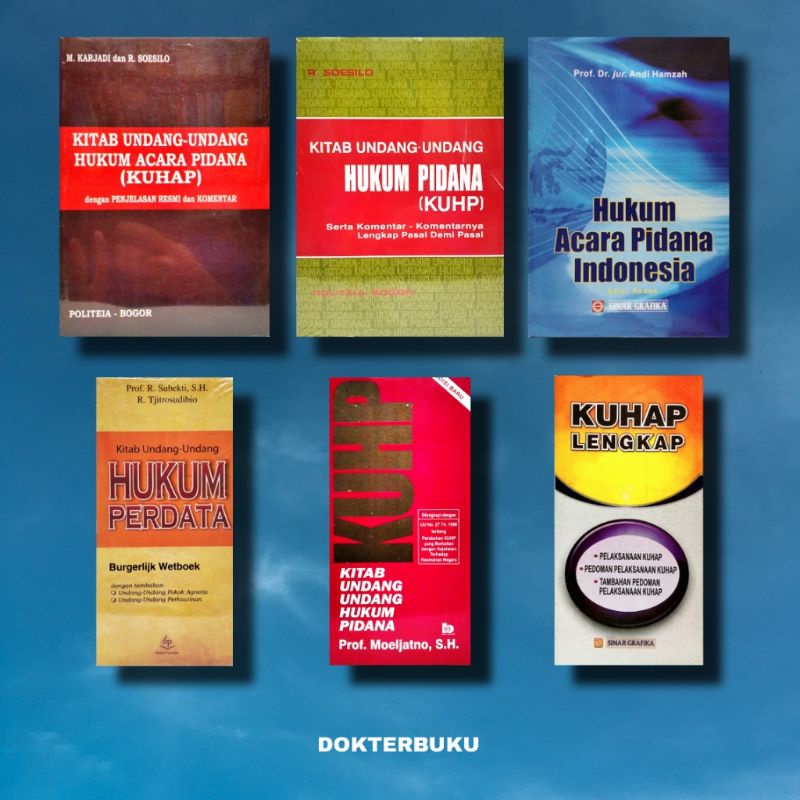 Jual Seri Buku Buku Hukum KUHAP, KUHP | Shopee Indonesia