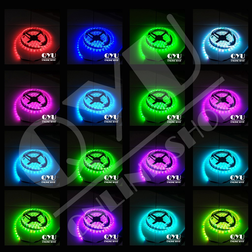 LED Strip RGB 5050 USB (Lampu Hias Meja PC TV) + Remote Control
