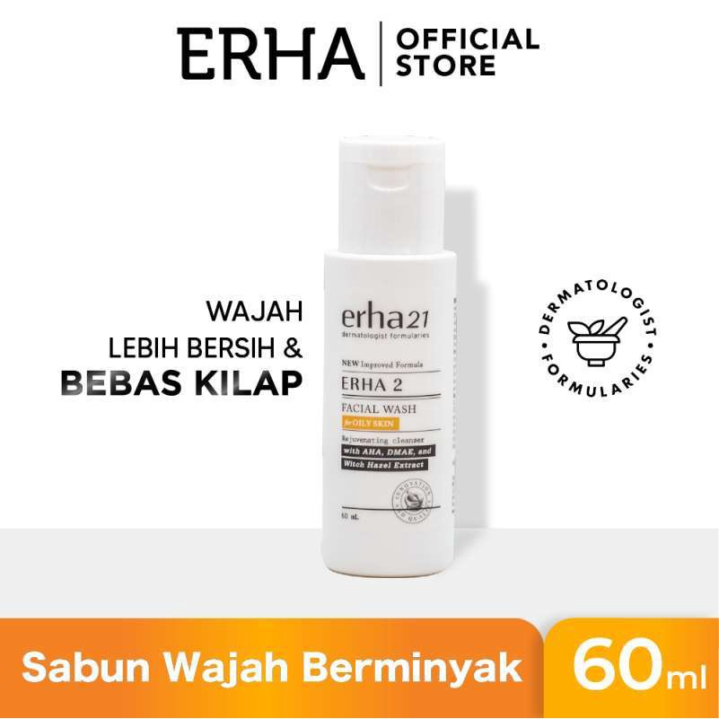 ERHA Facial Wash For Oily Skin Sabun Wajah Kulit Berminyak