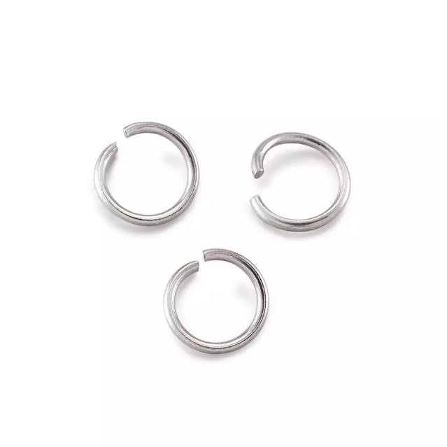 Ring Tebal 0.9mm &amp; 1.2mm Terbuka Uk 7mm - 10mm Harga/500g