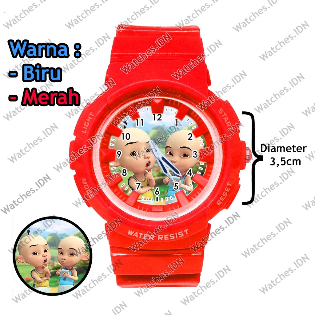 Jam Tangan Anak Laki Laki Karakter Upin Ipin Lucu Model Terbaru Varian Warna