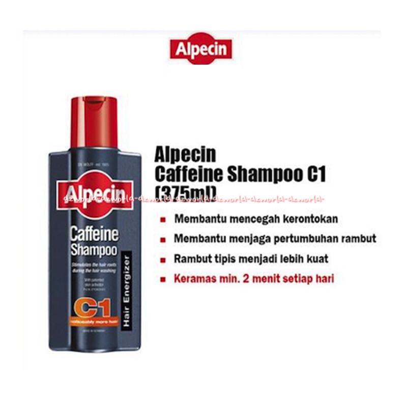 Alpecin Caffeine Shampoo 250ml Alpecin C1 Caffeine Shampo Rambut Rontok