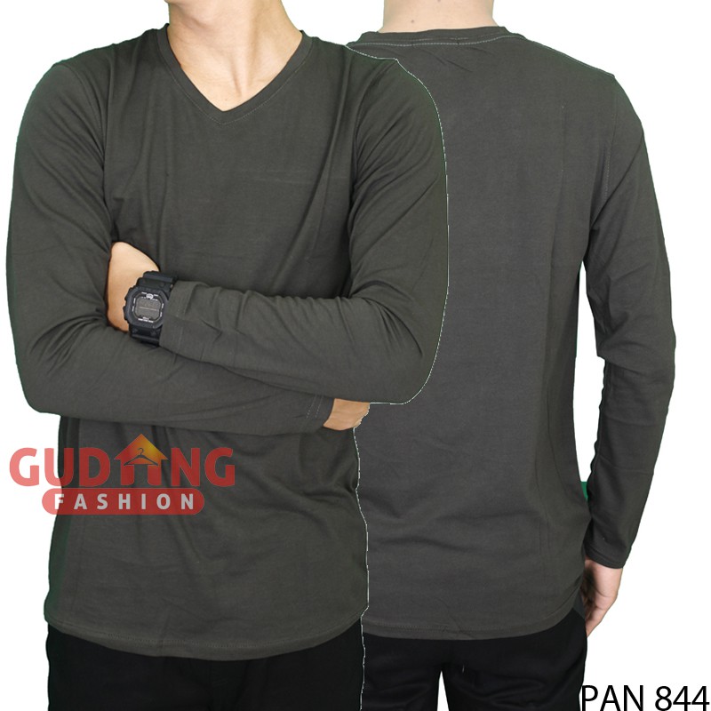 Men Basic T Shirt Long Sleeve PAN 844