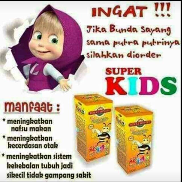

Madu KIDS NASA Solusi sEhat Buah Hati bunda