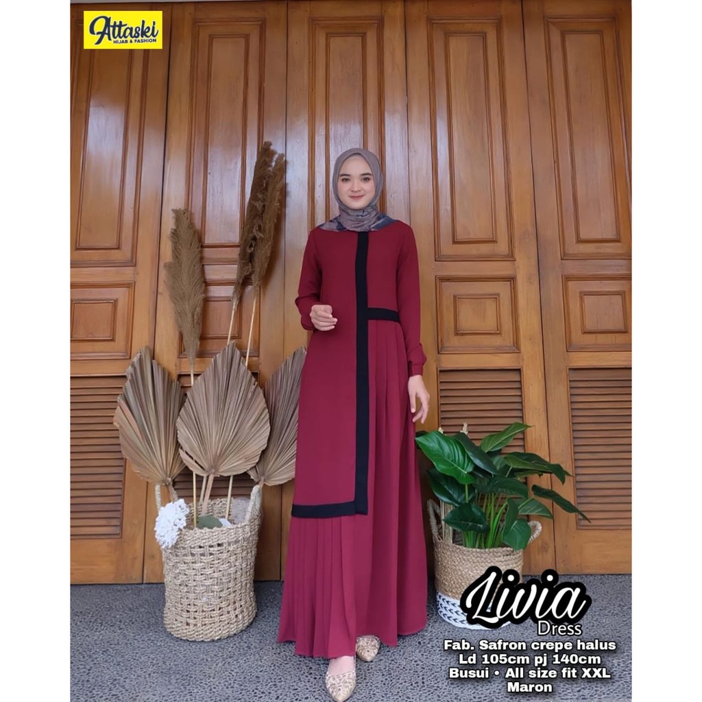 Dress Livia ORI Murah Original Real Pict