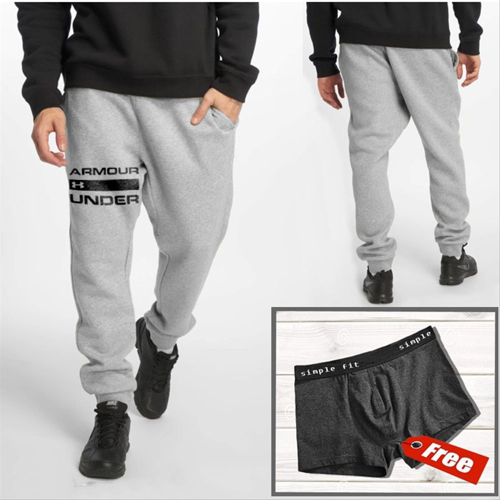 Celana joger training panjang pria Big size
