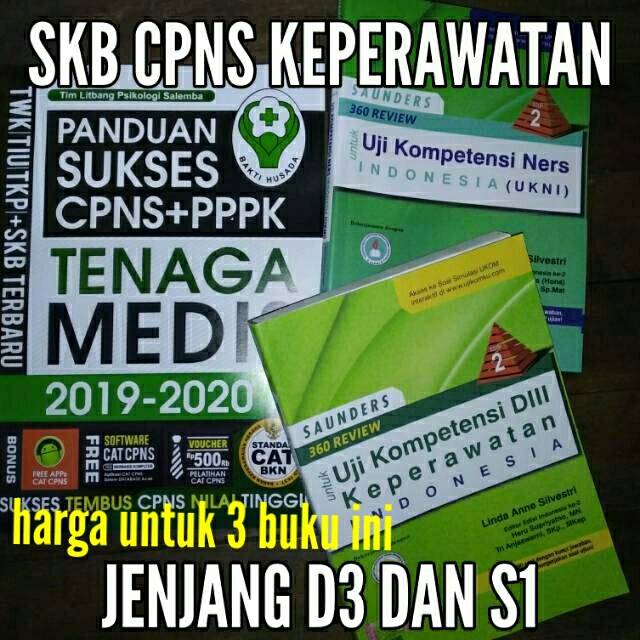 Materi Skb Cpns Keperawatan S1 Dan D3 Keperawatan Serta Buku Latihan Cpns Sterilisasi Paket Shopee Indonesia