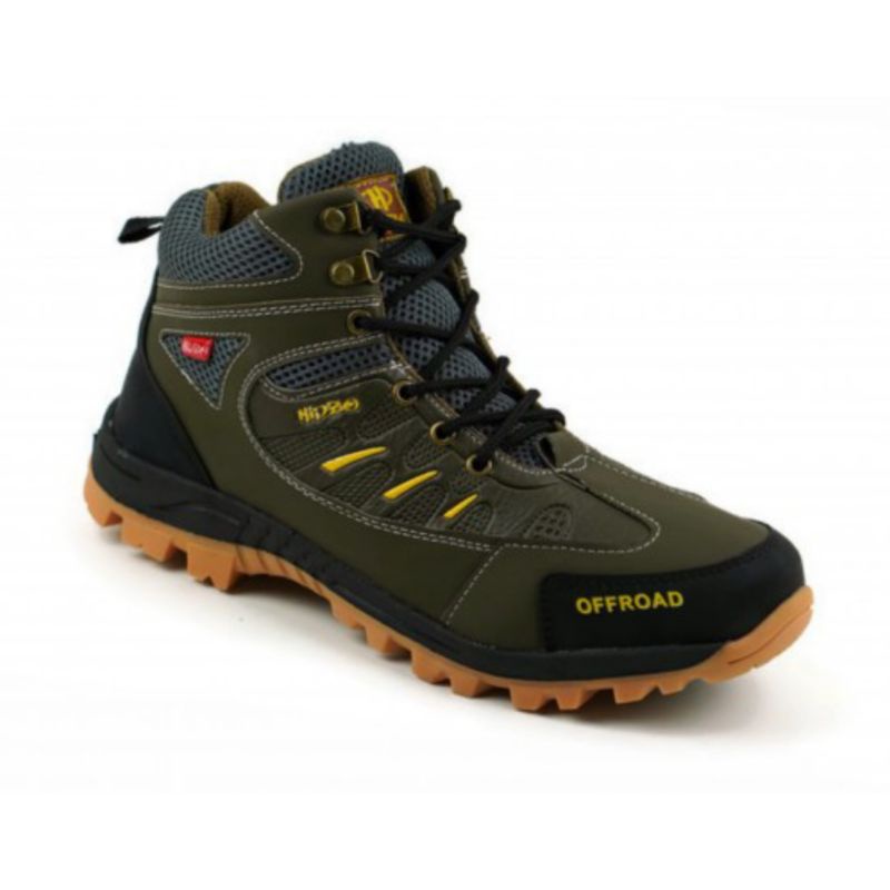 sepatu  pria safety boot  sneakers touring hiking outdoor original grade A Premium terbaru kekinian-Army