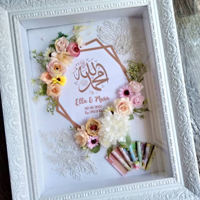 Mahar Rustic Ring Flower Mahar Pernikahan Hantaran Seserahan