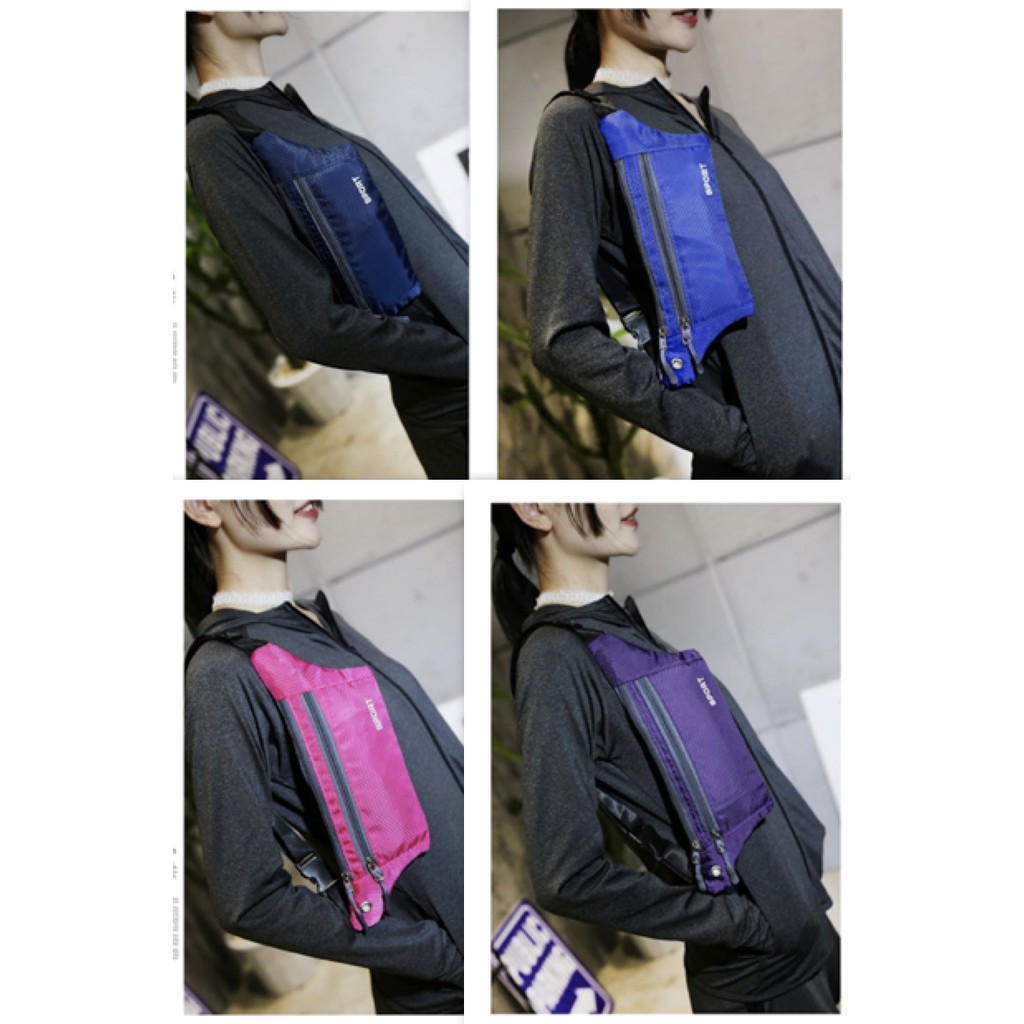 WYK51 Tas Pinggang Pria Wanita Unisex Sport Waist Bag Murah Impor Brand New TKM