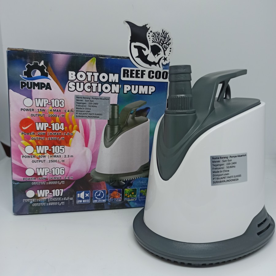 Pompa Air Celup Kolam PUMPA WP104 - 1500L/h