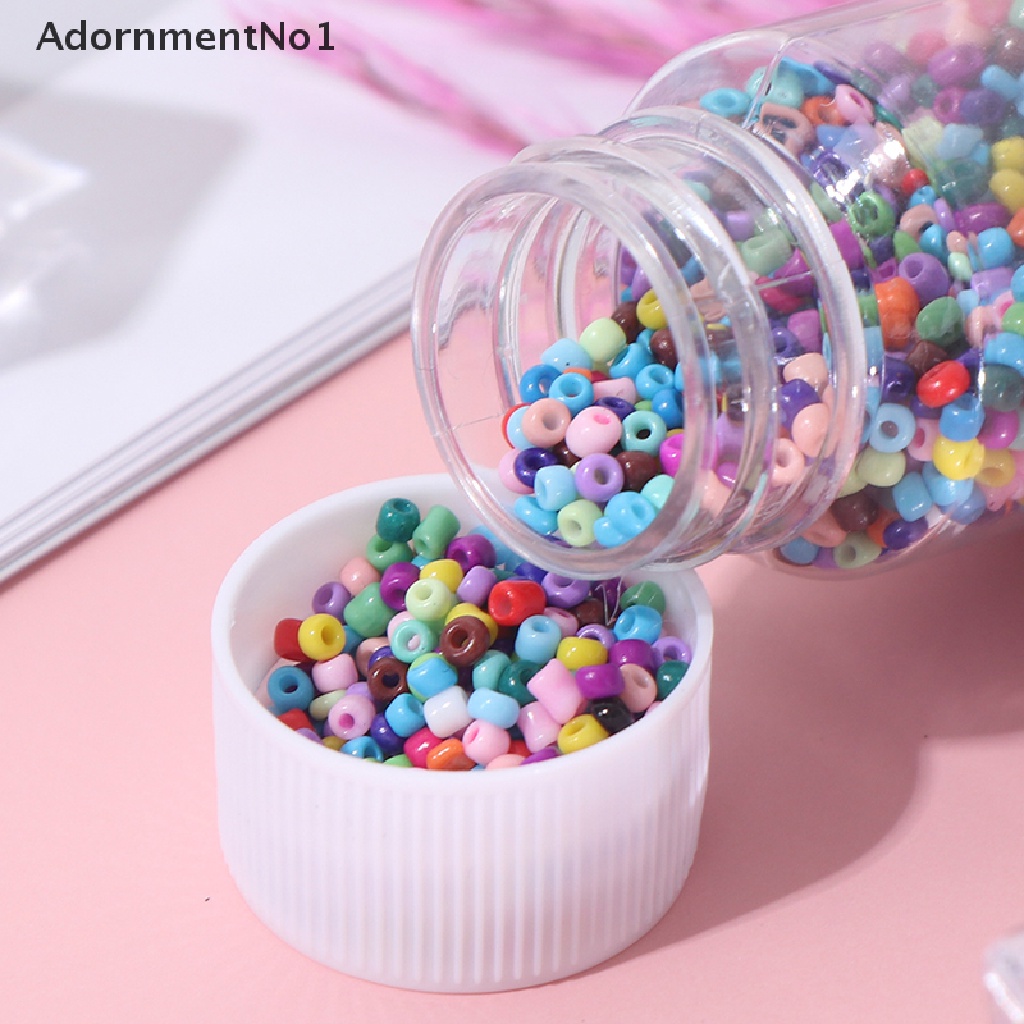 (AdornmentNo1) 3000pcs / Set Botol Kaca Kecil 2mm Untuk Membuat Perhiasan