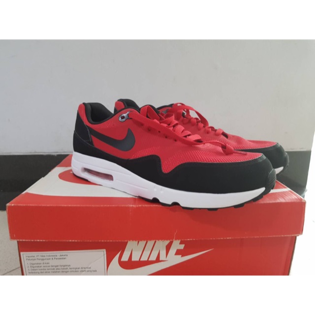 Nike Air Max 1 Ultra Essential Bred University Red BNIB