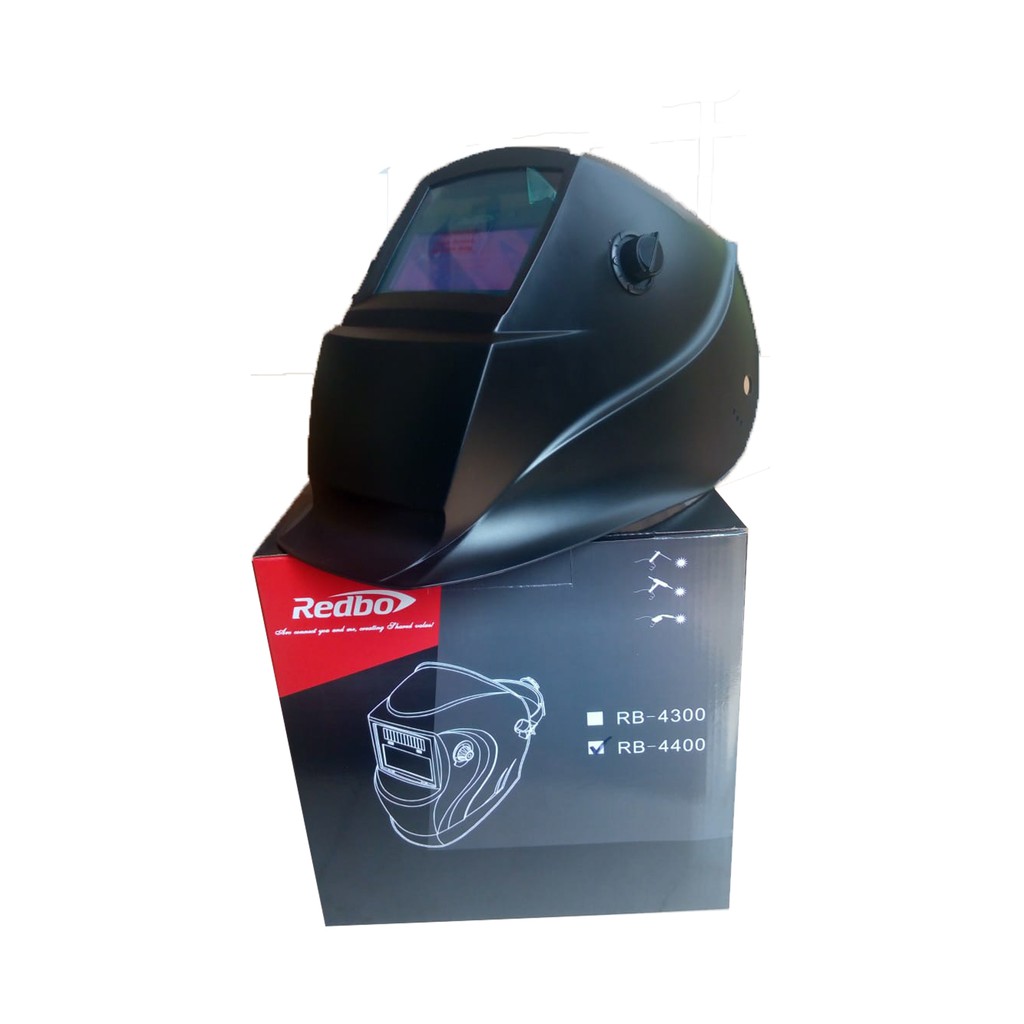 Helm Las Otomatis Topeng Las Auto Darkening Welding Helmet Redbo ORIGINAL