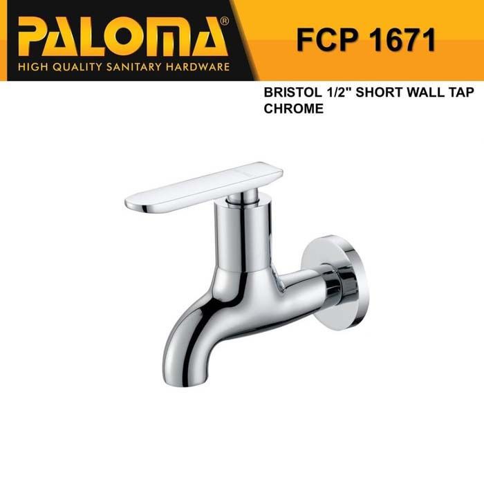 Kran Air Tembok Paloma QHFCP 1671 Faucet Kran Tembok atau Keran Air Kuningan Murah Berkualitas