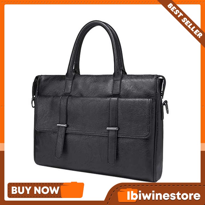 Cuci gudang Bh149 Tas Kerja Pria Tas Tonda Tas Laptop Bahan Kulit Tas Slempang Kulit Tas Branded Tas