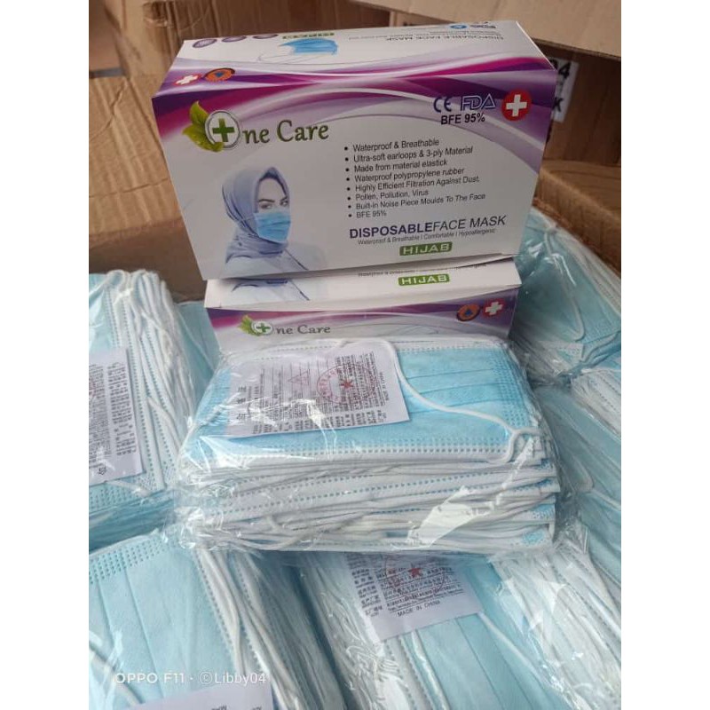 masker one care hijab