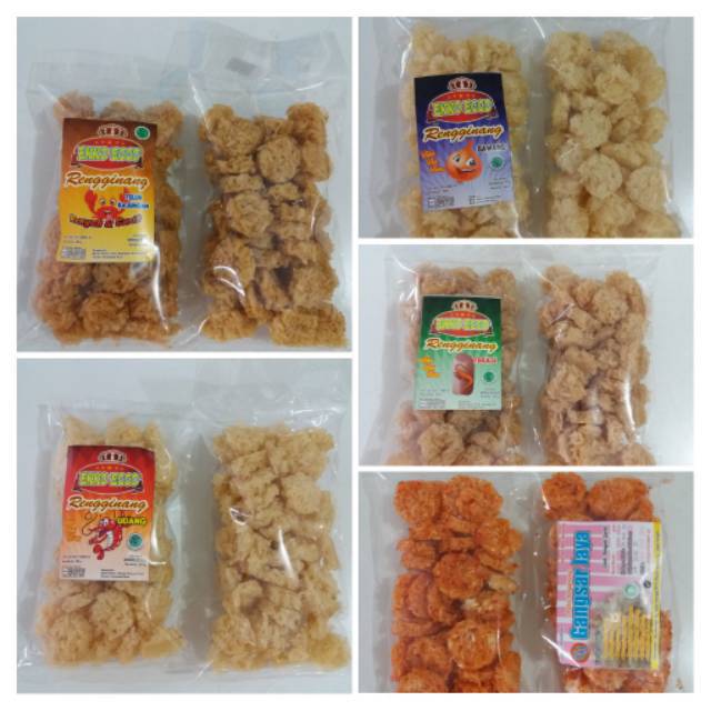 

Rengginang ketan mini rasa cumi, teri, udang, bawang, terasi, 200gram