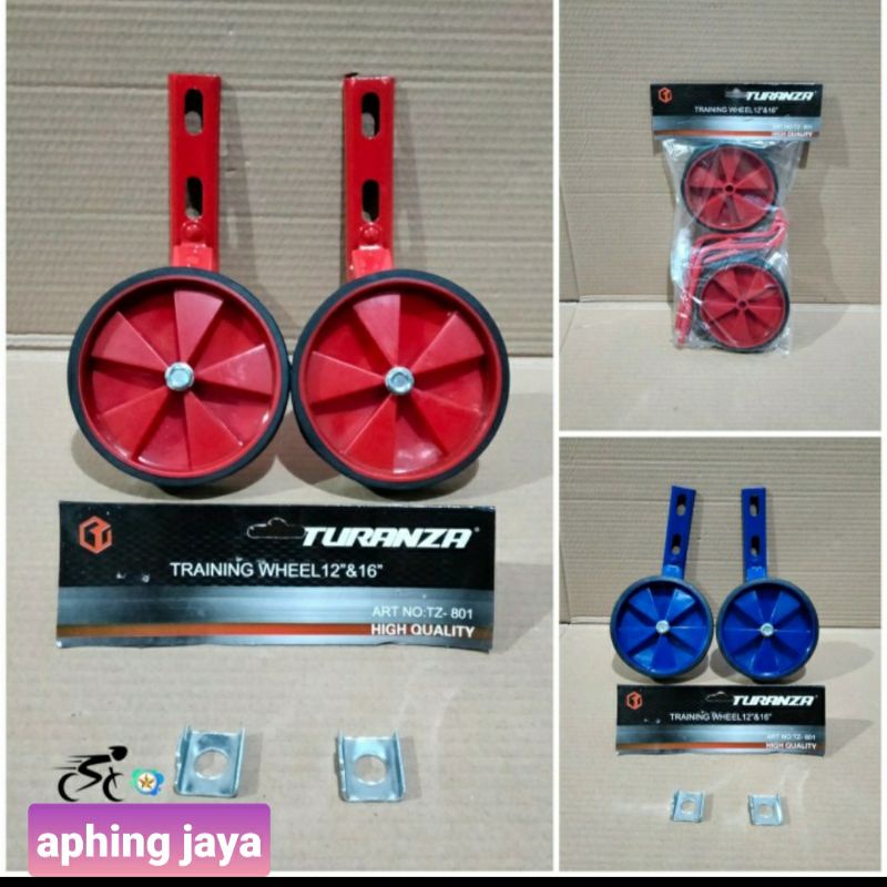 roda samping sepeda anak ukuran 12,16,18