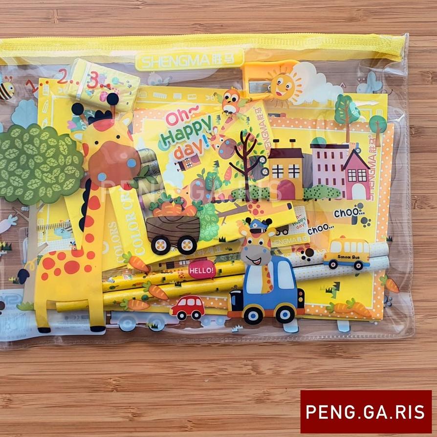 

Kado Ultah / Souvenir / 7 in 1 Pocket Stationery Set 이