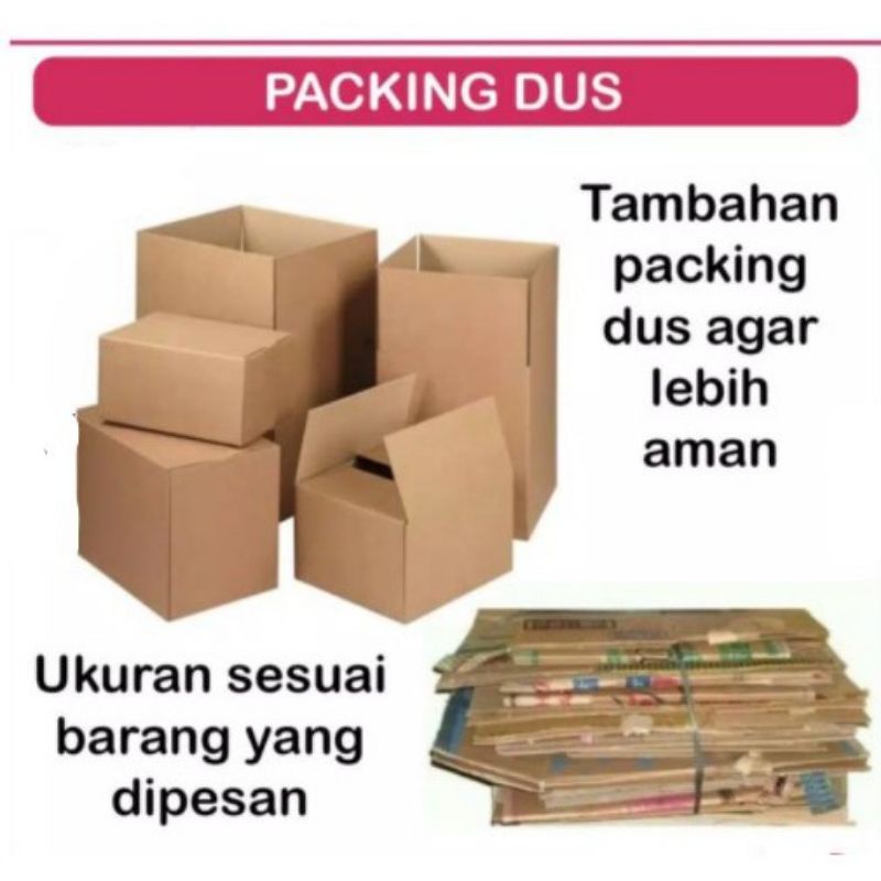 

Kardus tambahan packing untuk melindungi produk