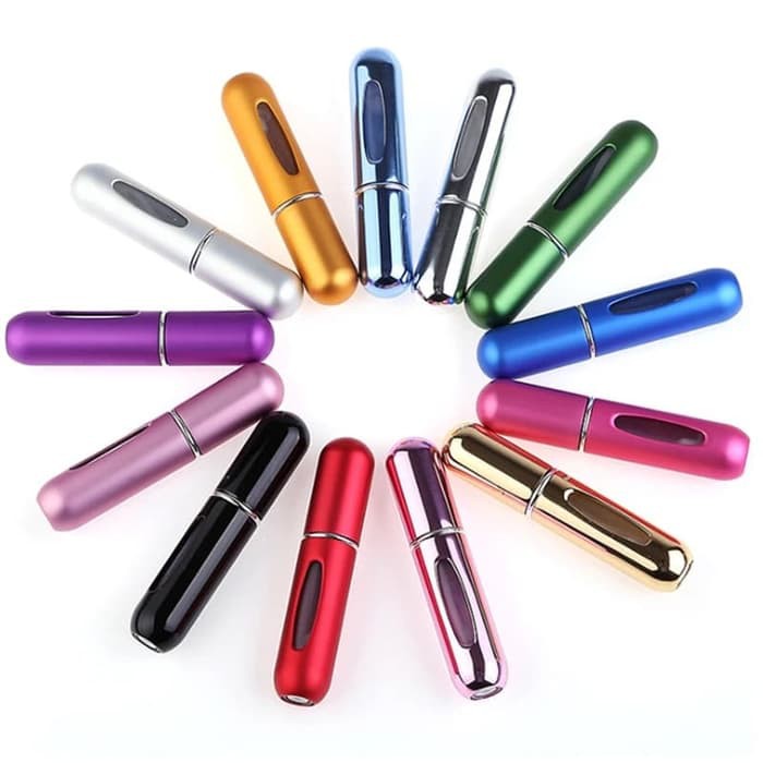 Serbagrosirmurah  Botol Parfum Refill Portabel Travel Mini Refillable Perfume Bottle