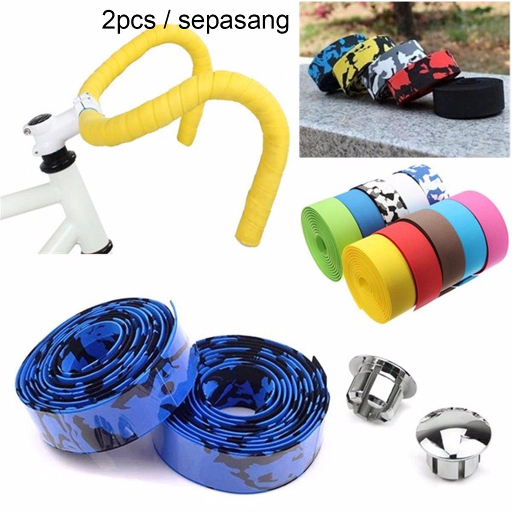 Bar Tape Handlebar Stang Sepeda Drop Bar Roadbike Fixie Sepeda Balap