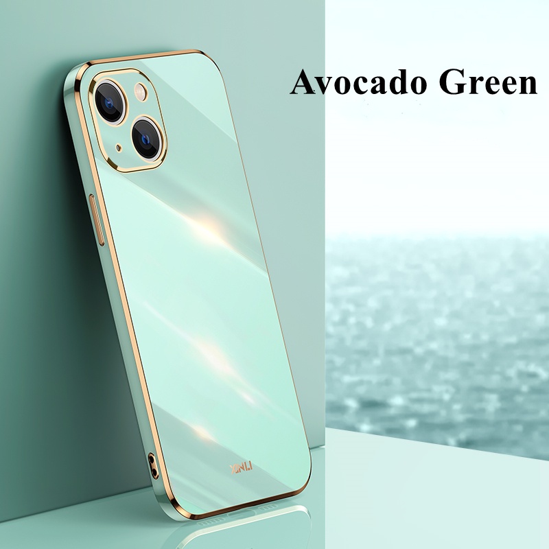 Soft Case Bahan Karet Tahan Banting Untuk Iphone 13 Pro Max 12 11 Xr 6D