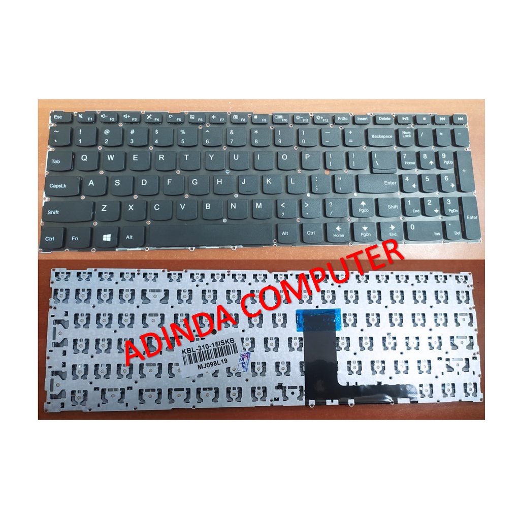 Keyboard Lenovo Ideapad 310-15 310S-15 Black Hitam