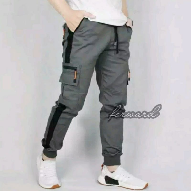 Celana Jogger Sporty Jogger Pants Celana Jogger Sambung Celana Jogger Pria