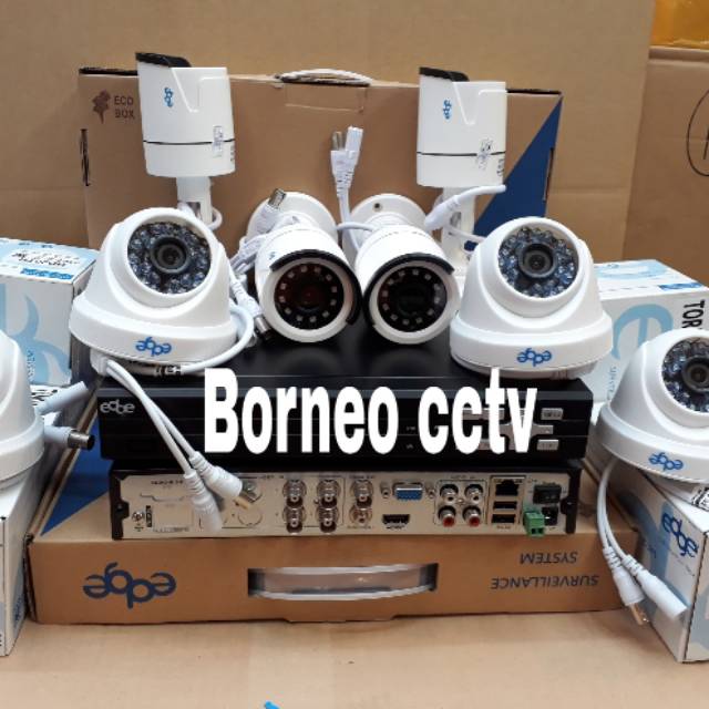 Promo paket kamera cctv 8ch edge 2mp 1080p full hd new series tornado komplit tgl pasang