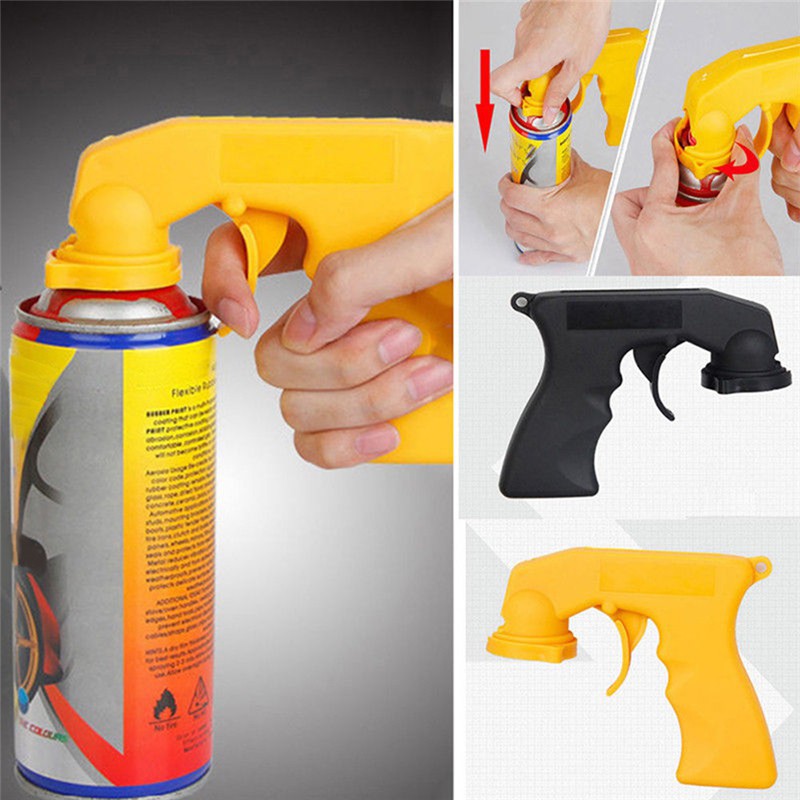 Pegangan Gagang Cat Semprot Plastic Portable Car Dip Handle Spray Painting Gun Rim Membrane