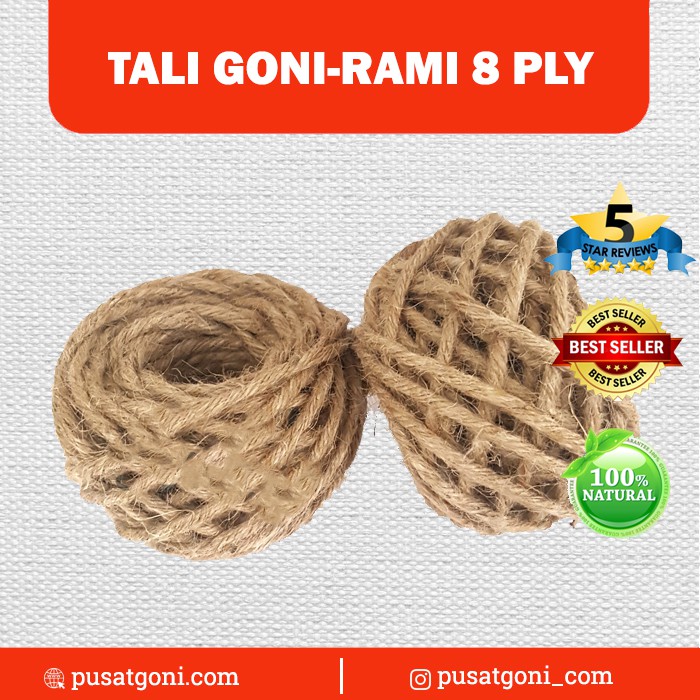 Tali Rami / Goni 8 Ply ± 50 Meter