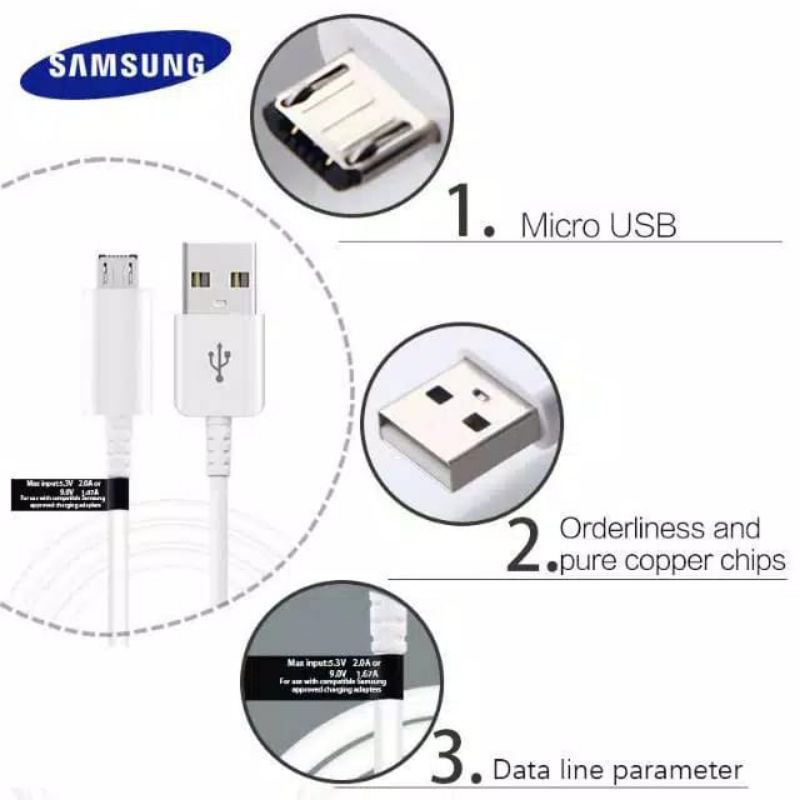 Kabel Data SMG Micro USB S6/S7/S6 Edge/S7 Fast Charging