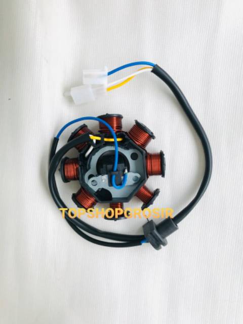 STATOR ASSY SPOOL ASSY SPULL GULUNGAN TON + PULSER SHOGUN 125