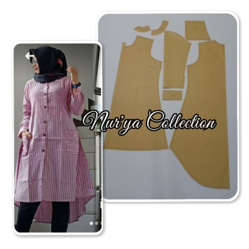 jumbo, pola tunik pingguin