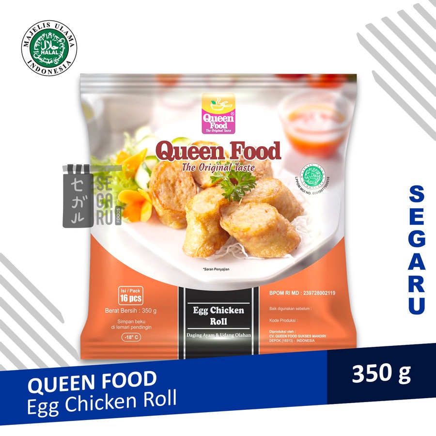 Queen Food Egg Chicken Roll Bento | Olahan Ayam Gulung Telur Jepang