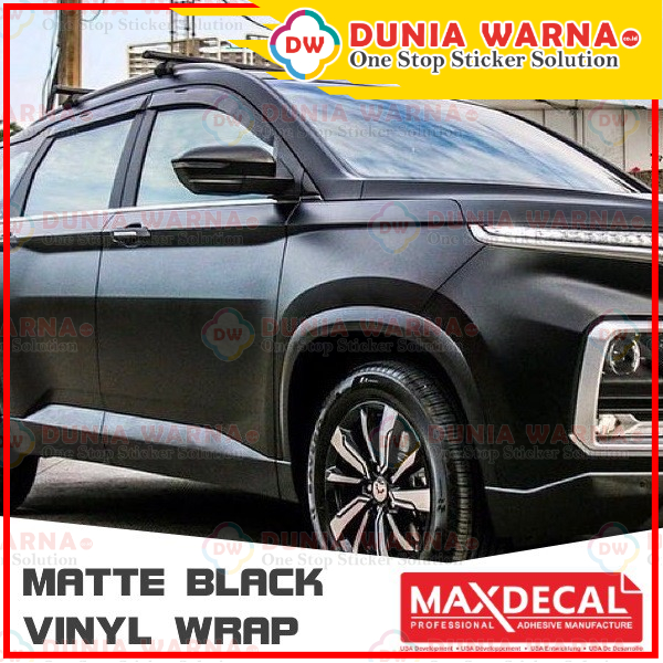 [Per Meter] MAXDECAL 9700 M 070 Sticker VINYL SKOTLET HITAM DOFF 152 cm Wrap MOBIL MOTOR Premium