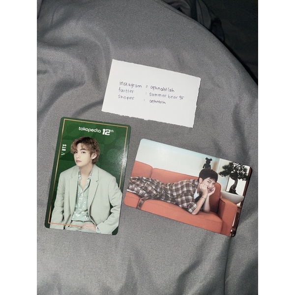 Official Pc Photocard RM Namjoon Be Essential Rebahan (bonus v toko hijau)