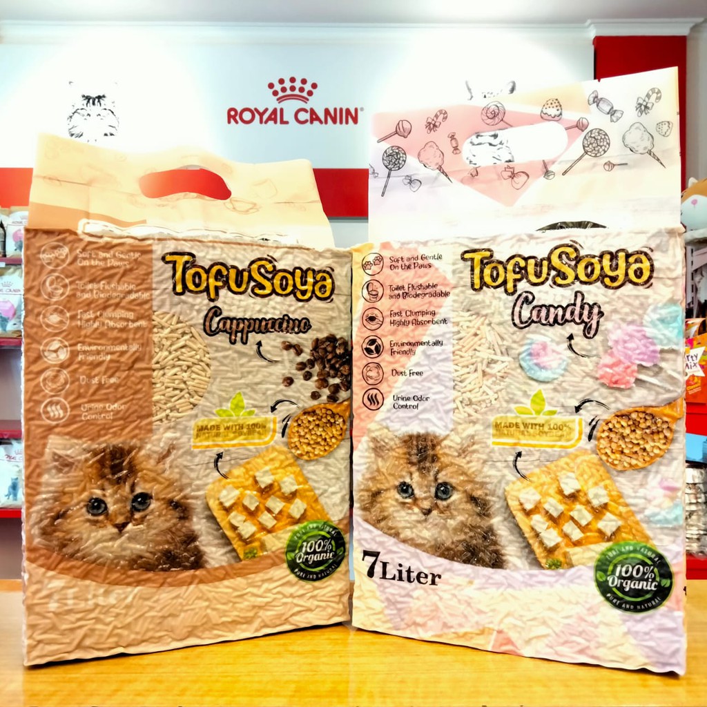 Pasir Markotops TOFU SOYA 7 liter pasir tahu untuk kucing MARKOTOP