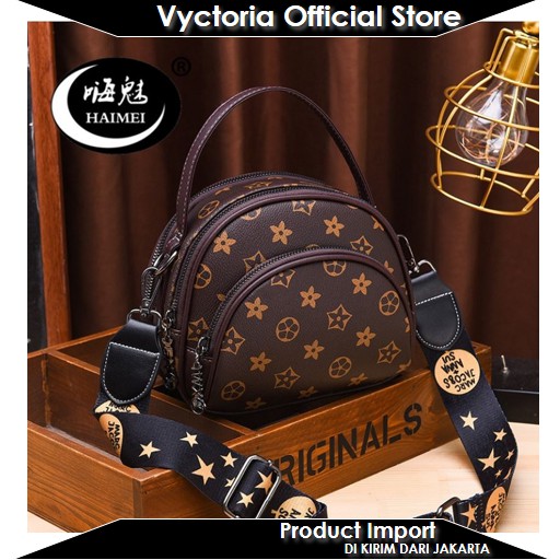 (COD) Vyctoria VOS5105 Tas Selempang Wanita Fashion Import Grosir Promo CR7146 JT07003 BQ2736 LT1011 2736 1011 07003 7146